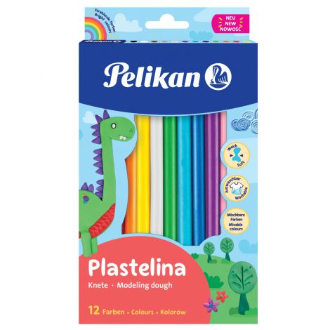 Plastelina Pelikan 12kol